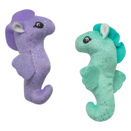 Kitty Seahorse 2pk With Catnip - Purrfect Pet Kingdom