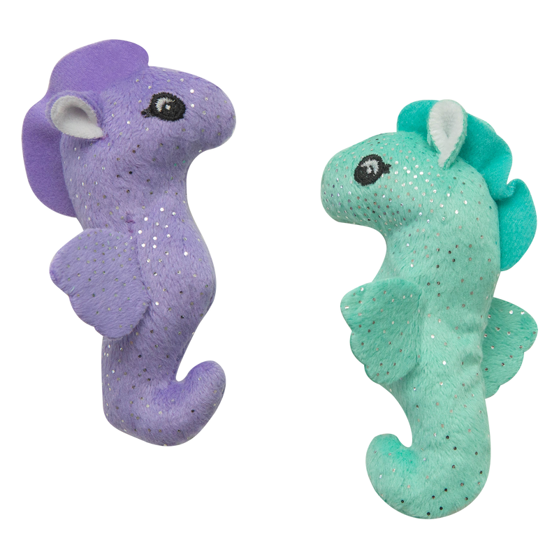 Kitty Seahorse 2pk With Catnip - Purrfect Pet Kingdom