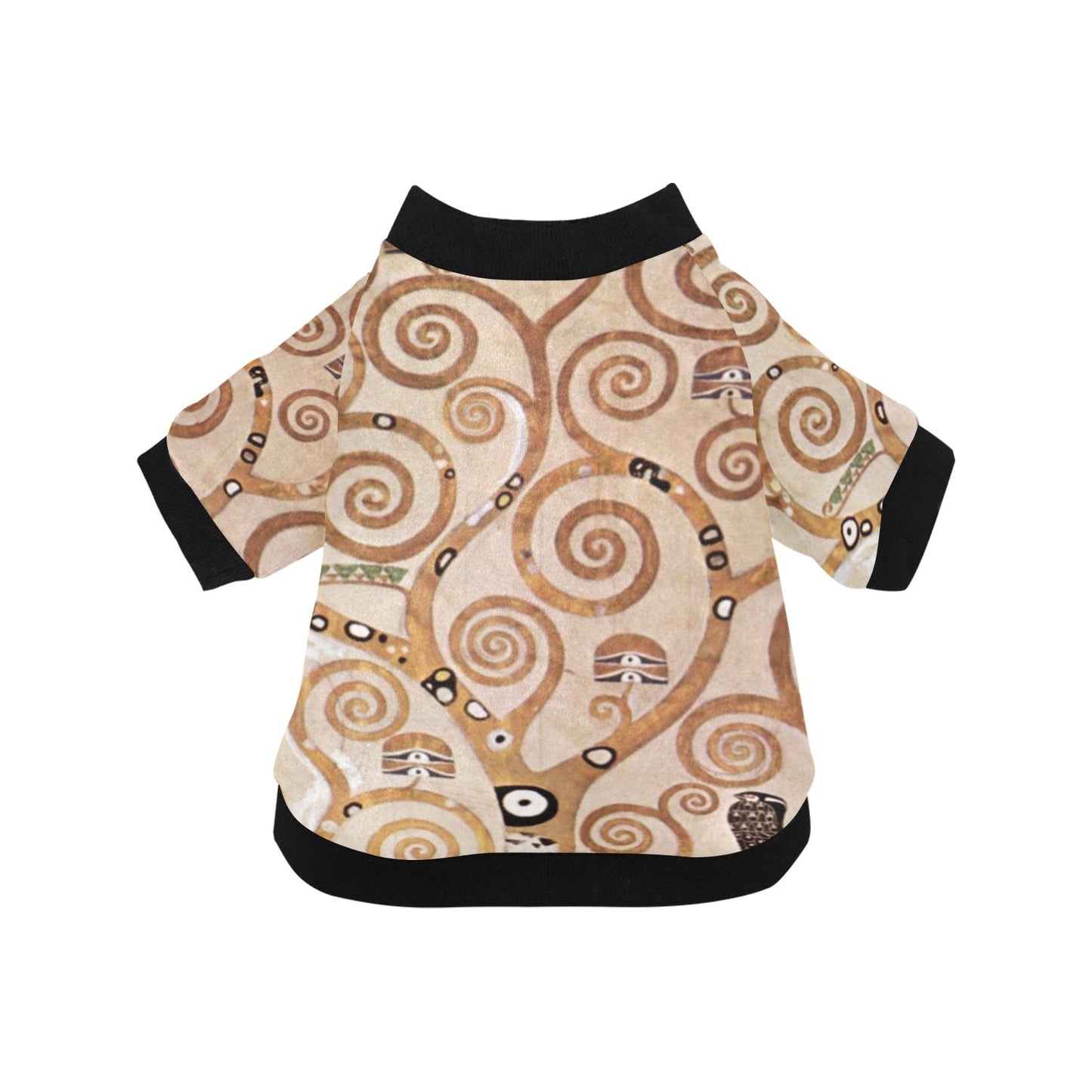 Klimt Tree of Life, Stoclet Frieze Round Neck Shirt