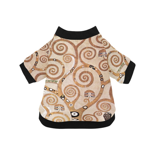 Klimt Tree of Life, Stoclet Frieze Round Neck Shirt
