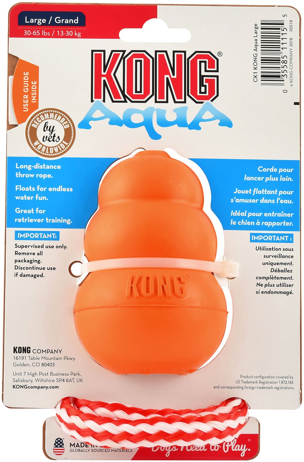 KONG Aqua Floating Water toy | Purrfect Pet Kingdom