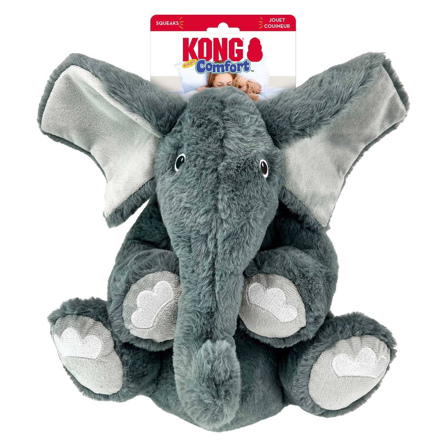 KONG Comfort Kiddos Jumbo Elephant, XL toy | Purrfect Pet
