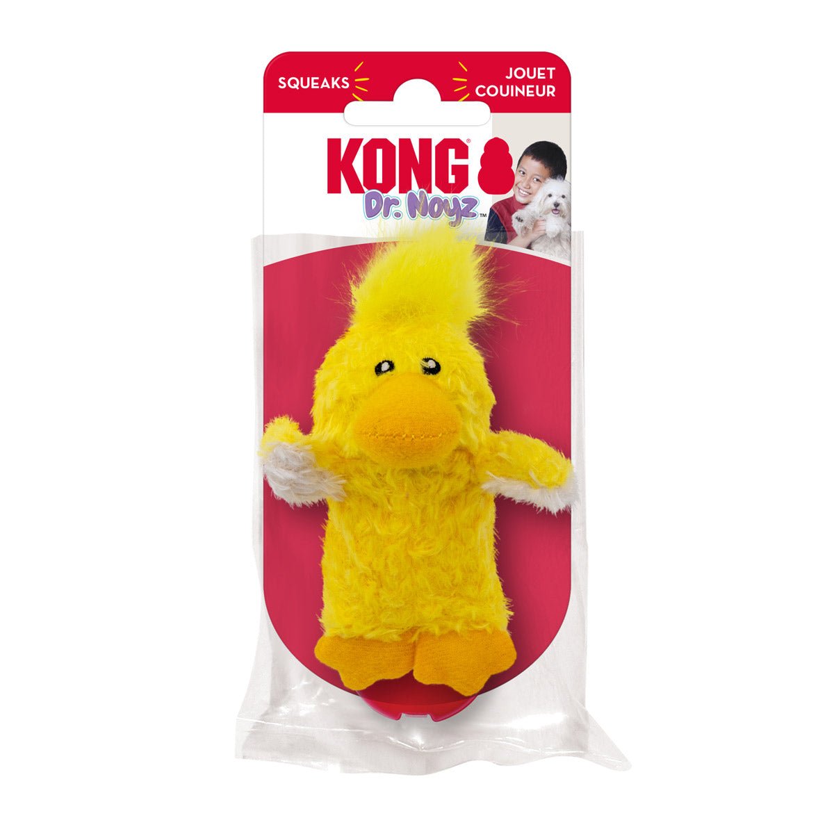 KONG Dr. Noyz X-Small Plush toys – Stuffing-Free, Soft