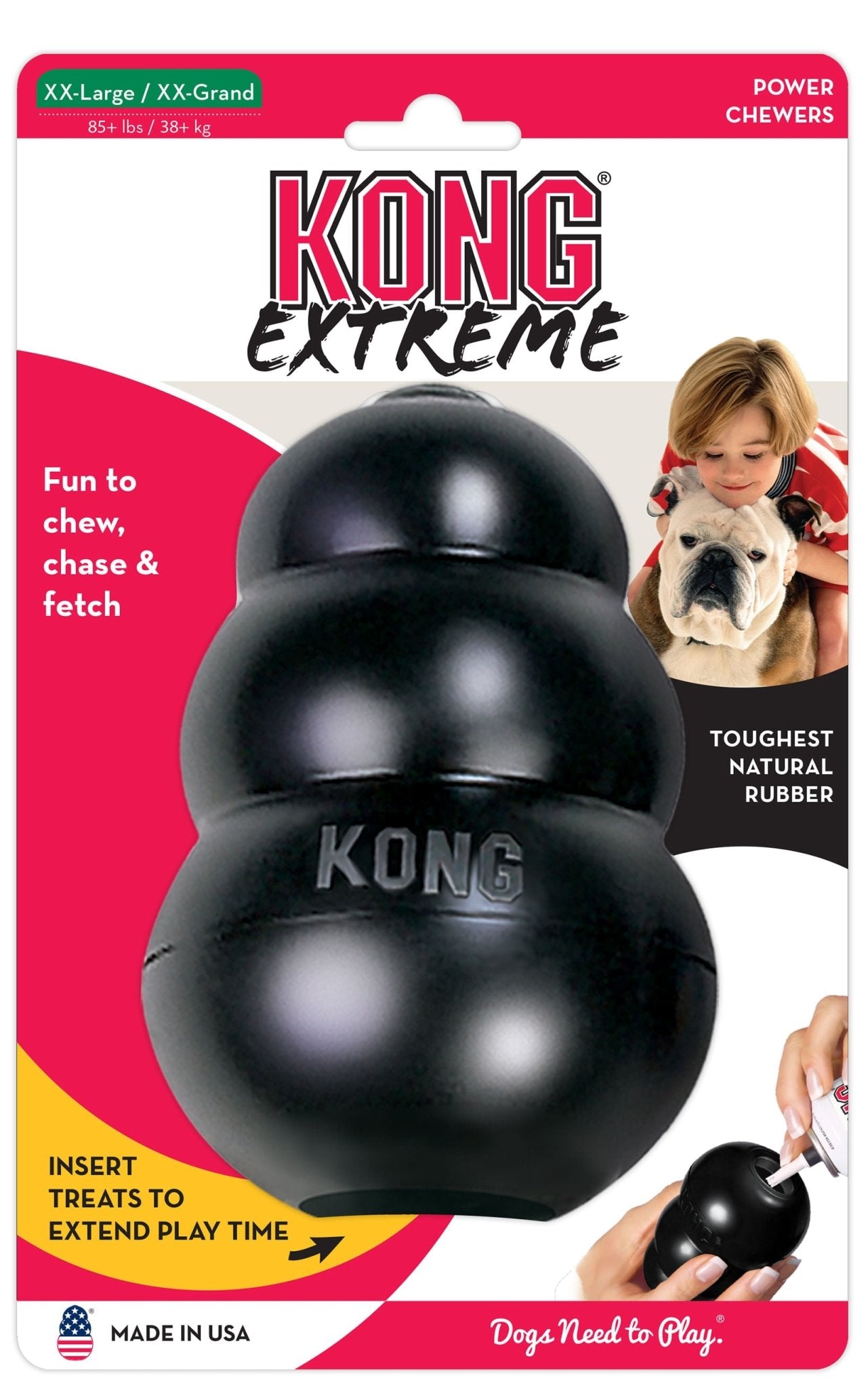 KONG Extreme Treat-Stuffing toy for Power Chewers | Purrfect