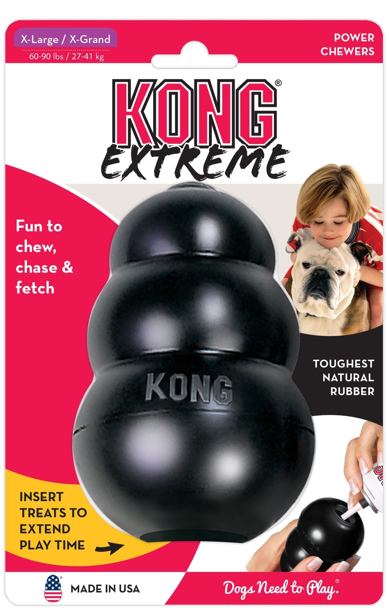 KONG Extreme Treat-Stuffing toy for Power Chewers | Purrfect