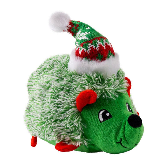 KONG Holiday Comfort Plus HedgeHug toy with Squeaker