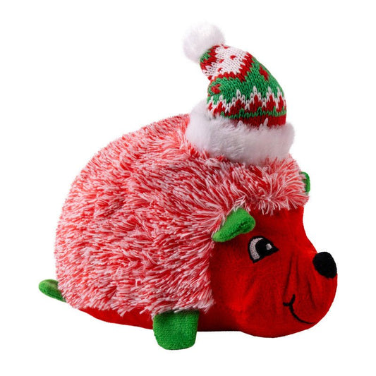 KONG Holiday Comfort Plus HedgeHug toy with Squeaker