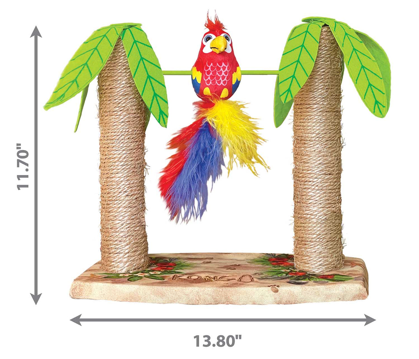 KONG Play Spaces Cat Tiki Twirl Cat Toy | Purrfect Pet Kingdom