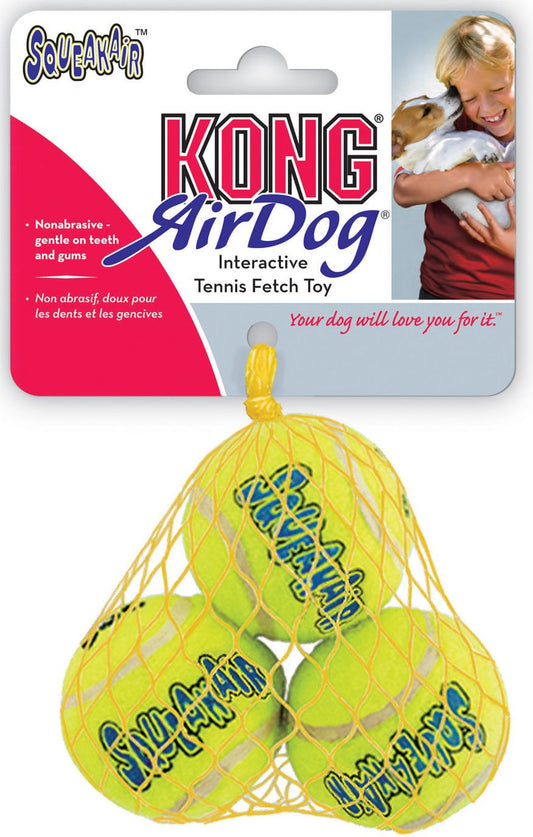 KONG SqueakAir® Ball – Durable Squeaker Tennis Ball toy for