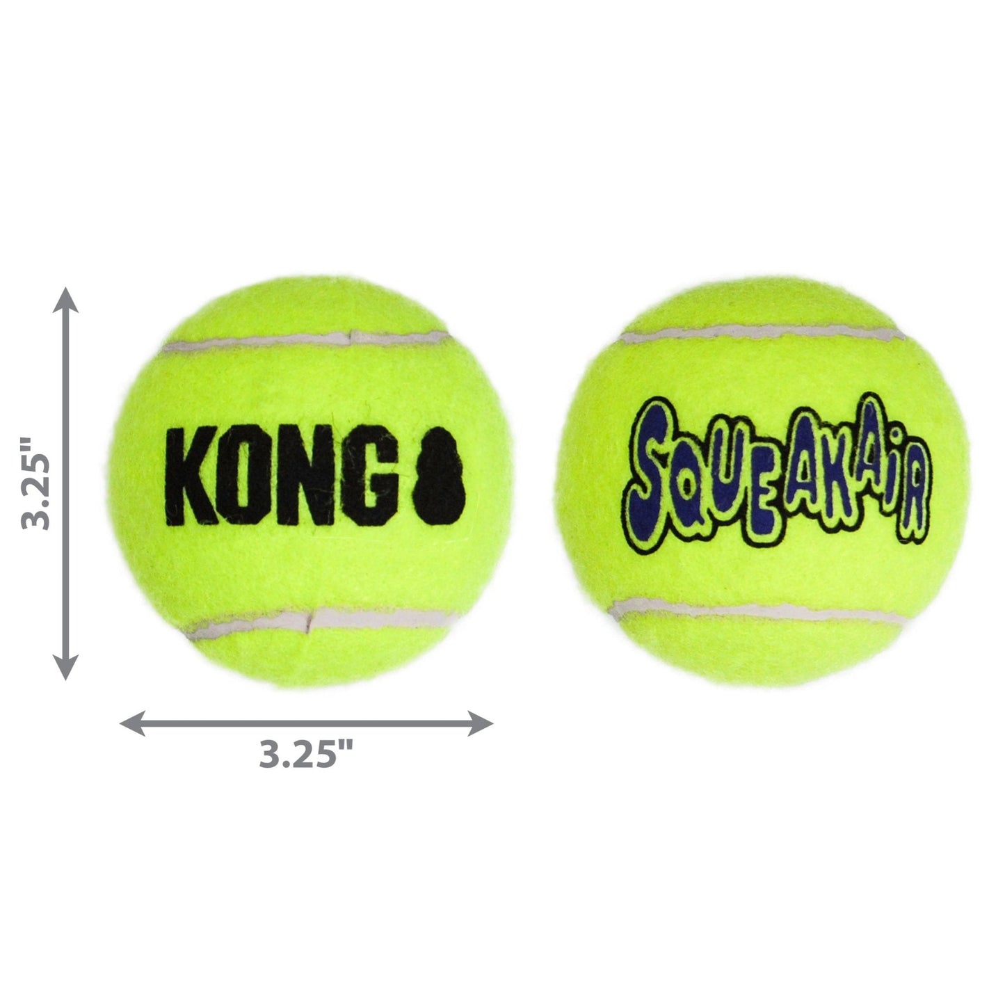 KONG SqueakAir® Ball – Durable Squeaker Tennis Ball toy for