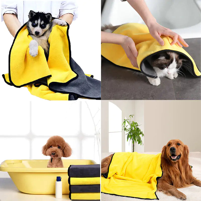 Quick - Drying Pet Towel - Dog Bathing Towel - Mimarta