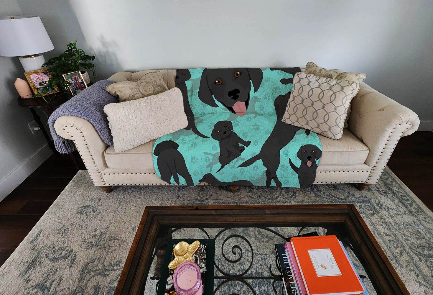 Purrfect Pet Kingdom Labrador Retriever Throw Blanket Purrfect Pet Kingdom