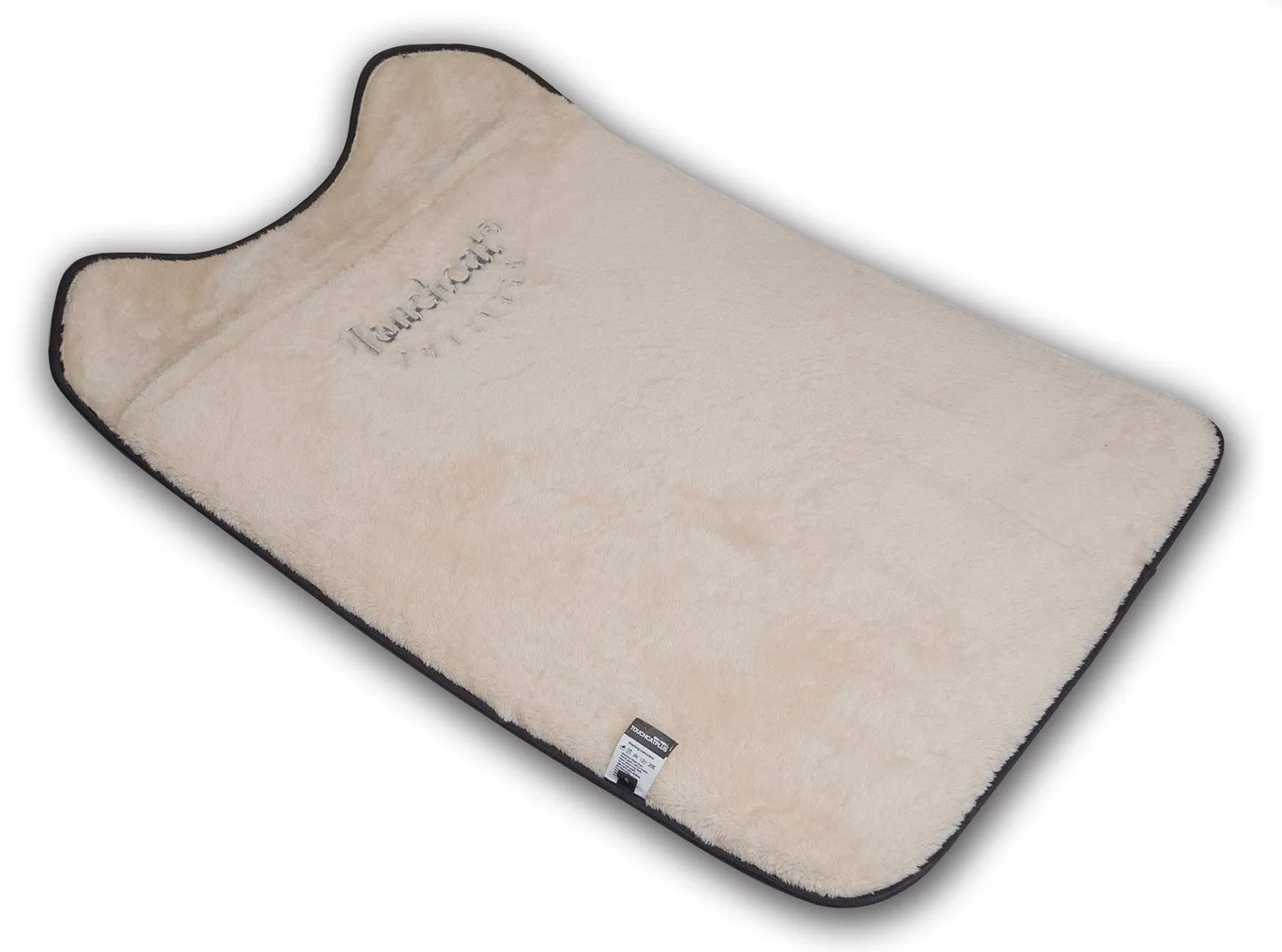 Lamaste Reversible Travel Dog Bed by Purrfect Pet Kingdom® in Black/White, Large size, perfect for trips with your pet.