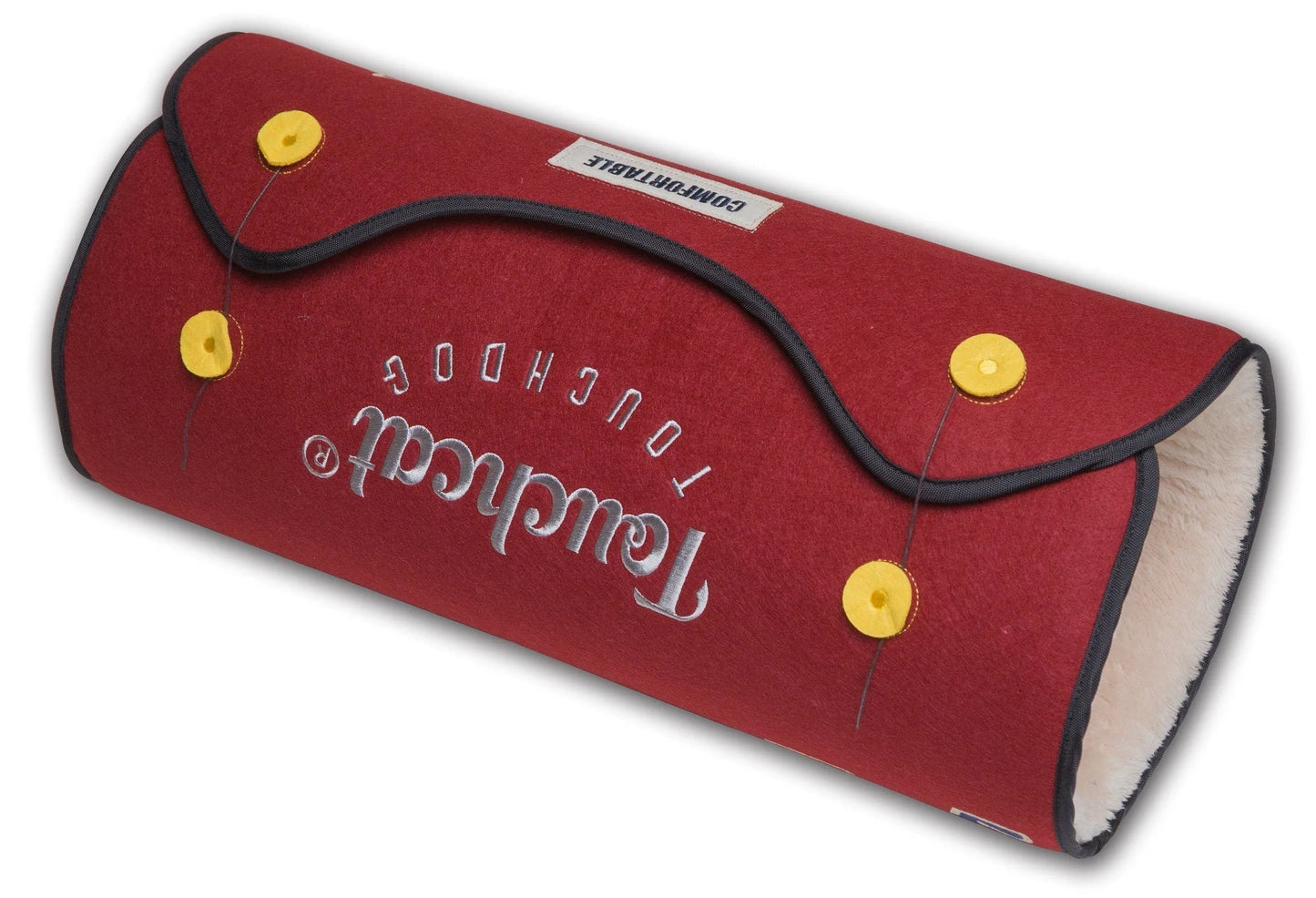 Lamaste Reversible Travel Dog Bed by Purrfect Pet Kingdom®, available in Large Black/White, perfect for trips with your pet.