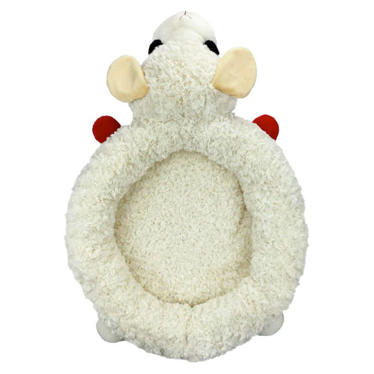 Lamb Chop Bed 27 Cuddly Dog Bed Washable Pet Bed Comfort - detail view