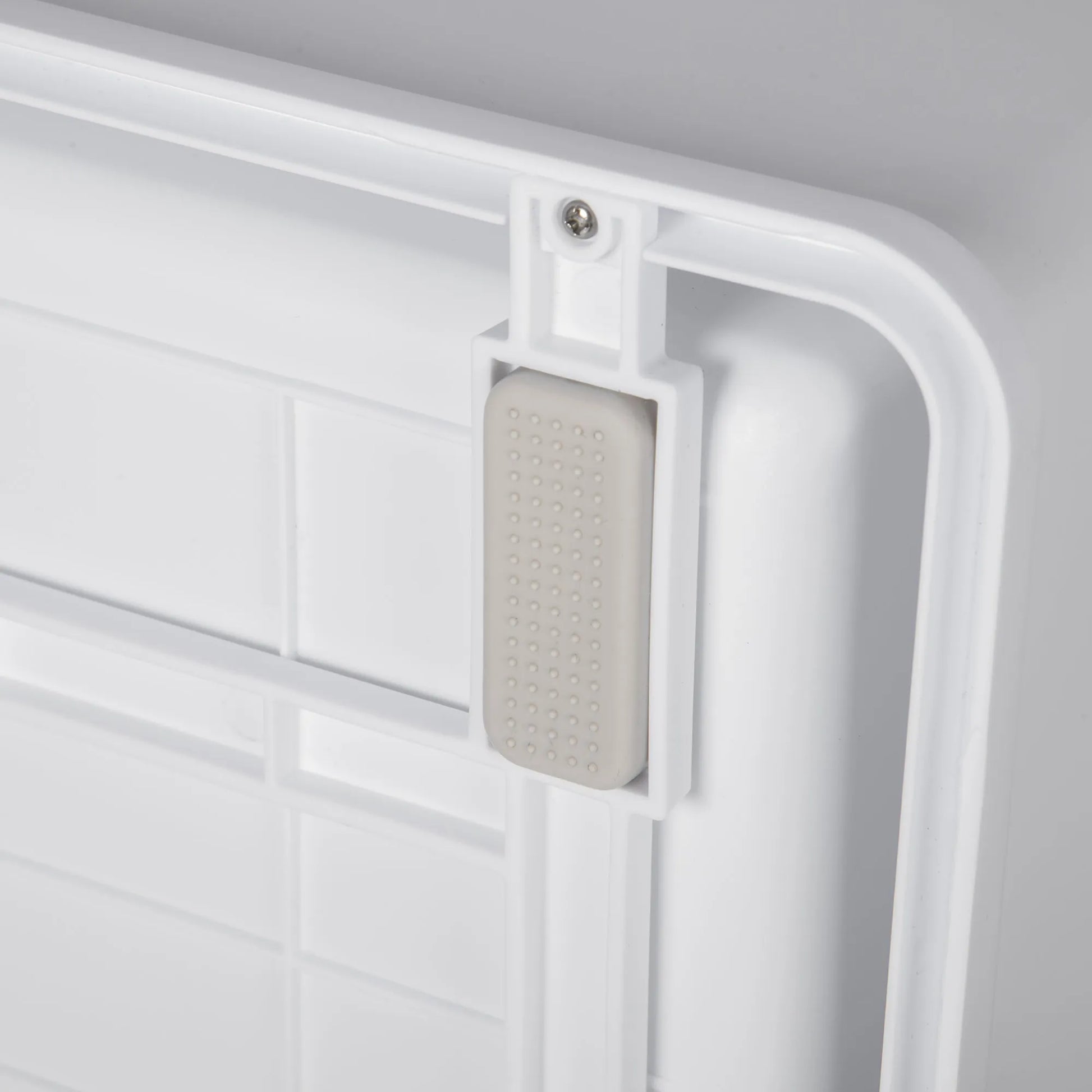 Large Enclosed Cat Litter Box by Purrfect Pet Kingdom in gray, measuring 410x205x525 mm, featuring a front entry and top e...