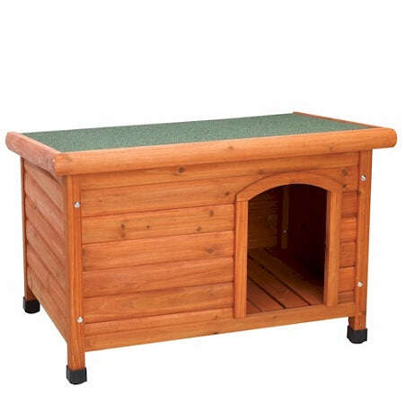 Large premium dog house by Purrfect Pet Kingdom with a sturdy wooden design and waterproof roof