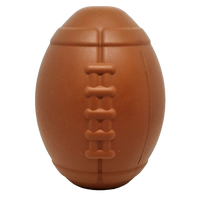 Football eDispenser Durable Rubber Chew Toy and Treat Dispenser