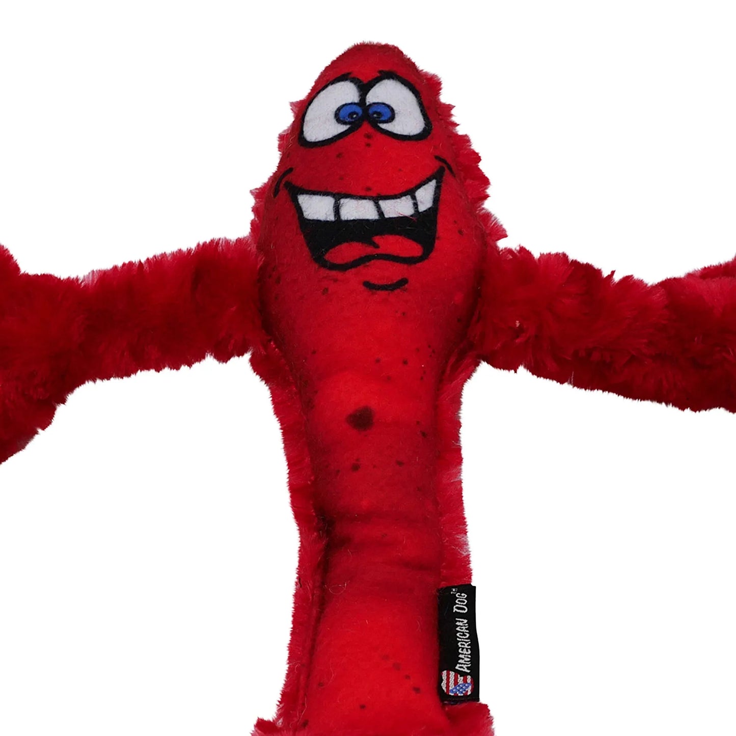 Colorful Larry the Lobster toy by Purrfect Pet Kingdom, perfect for dogs, priced at $18.95. Ideal for playful pets!