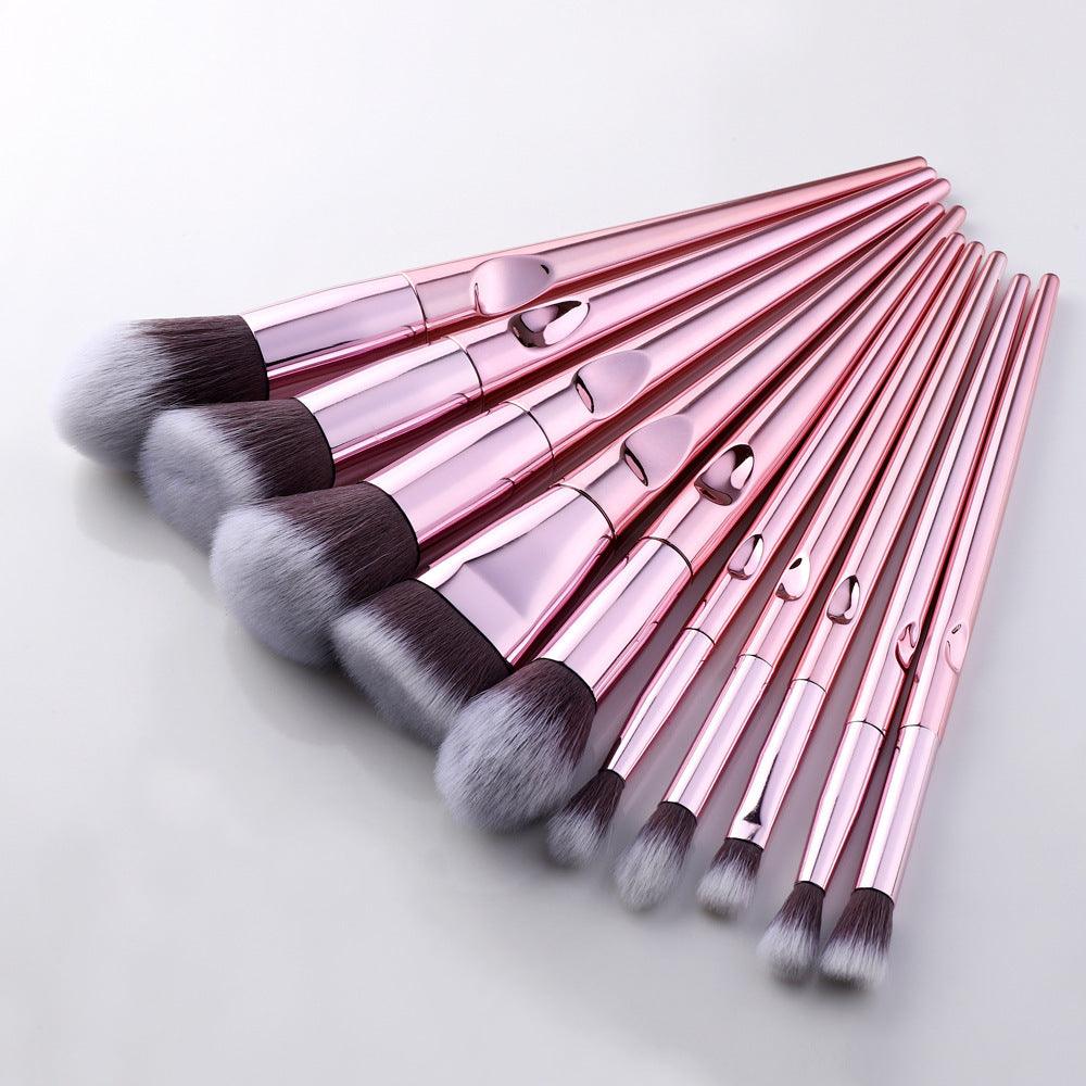 LuxeGlow Laser Makeup Brush Set - Flawless Precision for Radiant Beauty