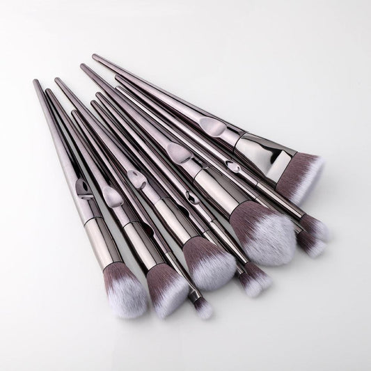 LuxeGlow Laser Makeup Brush Set - Flawless Precision for Radiant Beauty