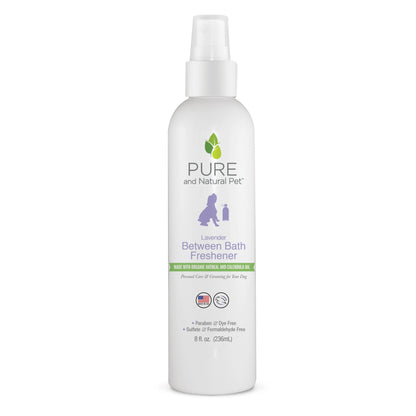 Lavender Dog Deodorizing Spray by Purrfect Pet Kingdom, 9.99, features a calming lavender scent for fresh, clean fur.