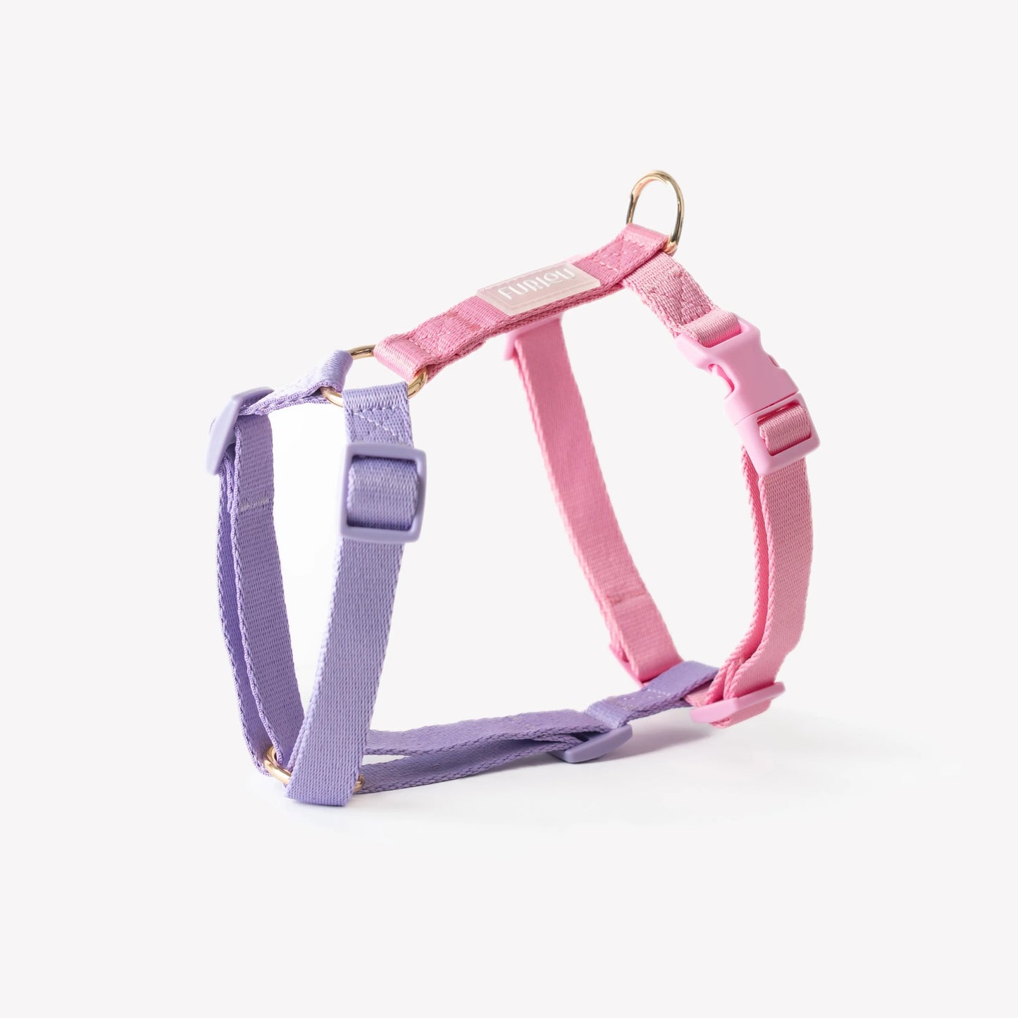 Lavender and Pink dog harness by Purrfect Pet Kingdom, available in EXTRA SMALL, SMALL, and MEDIUM sizes.