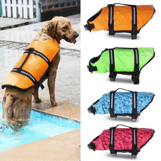 Dog Life Jacket Safety Vest Flotation Swimming 🐕