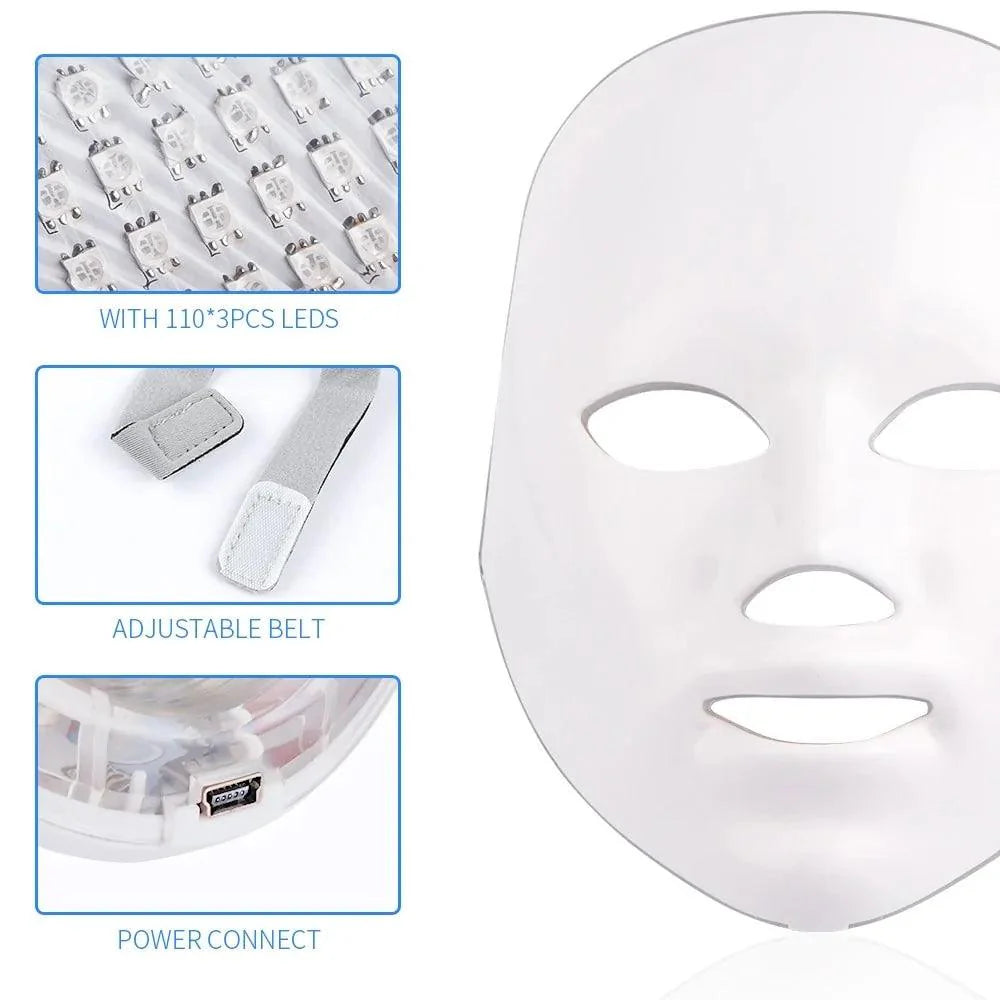 GlowSkin LED Face Mask - Transform Your Skin with Light Therapy