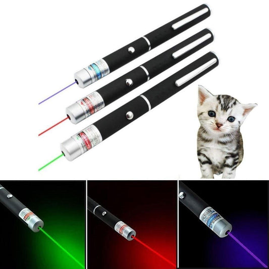 LED Laser Pet Cat Toy Red Dot Light Sight 530Nm 405Nm 650Nm Interactive Pen Pointer For Cats Dogs Pet Interactive Toys Cat Chase Exercise Toys For Indoor Cat Laser Presentation Remotes For Indoor Classroom Teaching
