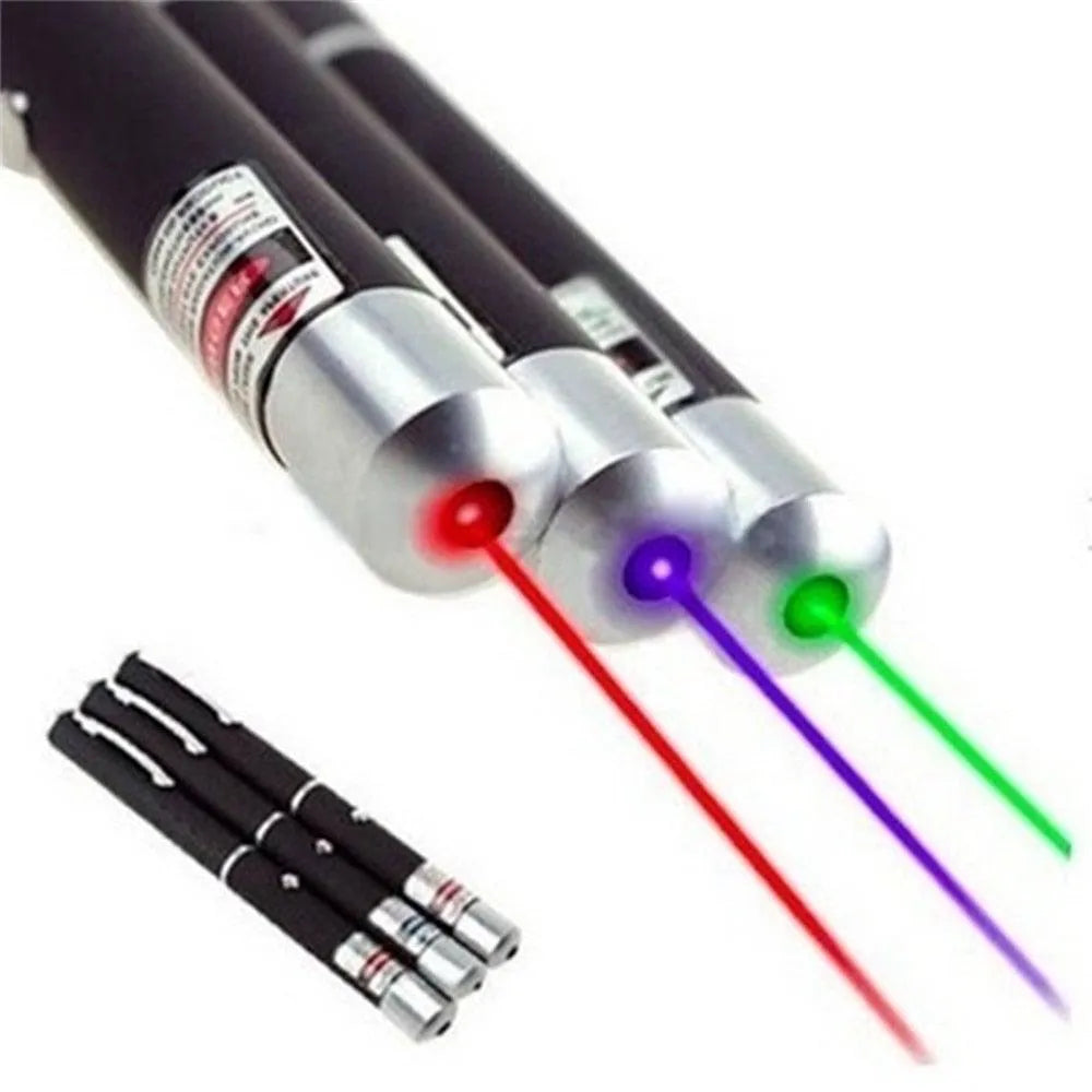 Stevvex LED Laser Pet Cat Toy in red, interactive pen pointer for cats and dogs, perfect for indoor exercise and play.