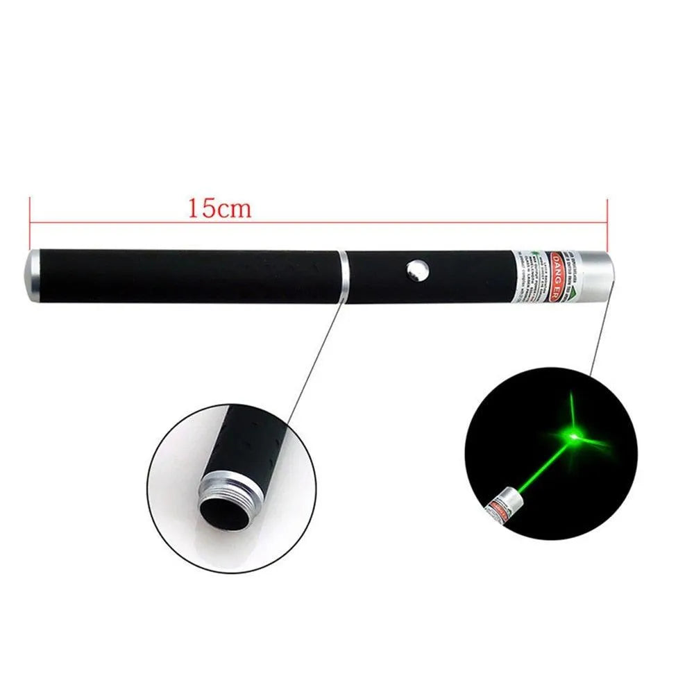 Stevvex LED Laser Pet Cat Toy in red, interactive pen pointer for cats and dogs, perfect for indoor exercise and play.