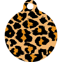 Leopard Print HD Dog ID Tag