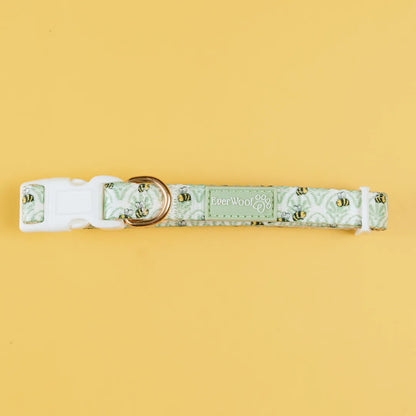Little Honey Padded Neoprene Dog Collar by Purrfect Pet Kingdom, adjustable, available in small, medium, large sizes, perf...