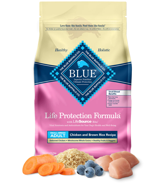 Blue Buffalo Life Protection Formula Adult Small Breed Chicken and Brown Rice Dry Dog Food