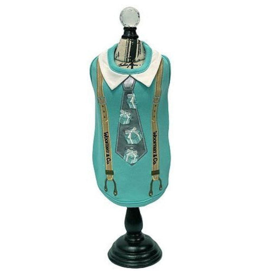Woofany Blue Box Tie Pet Tank