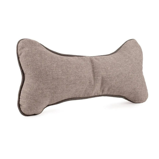 K9 Outdoors luxury bone shaped dog pillow in gray for ultimate pet comfort and relaxation