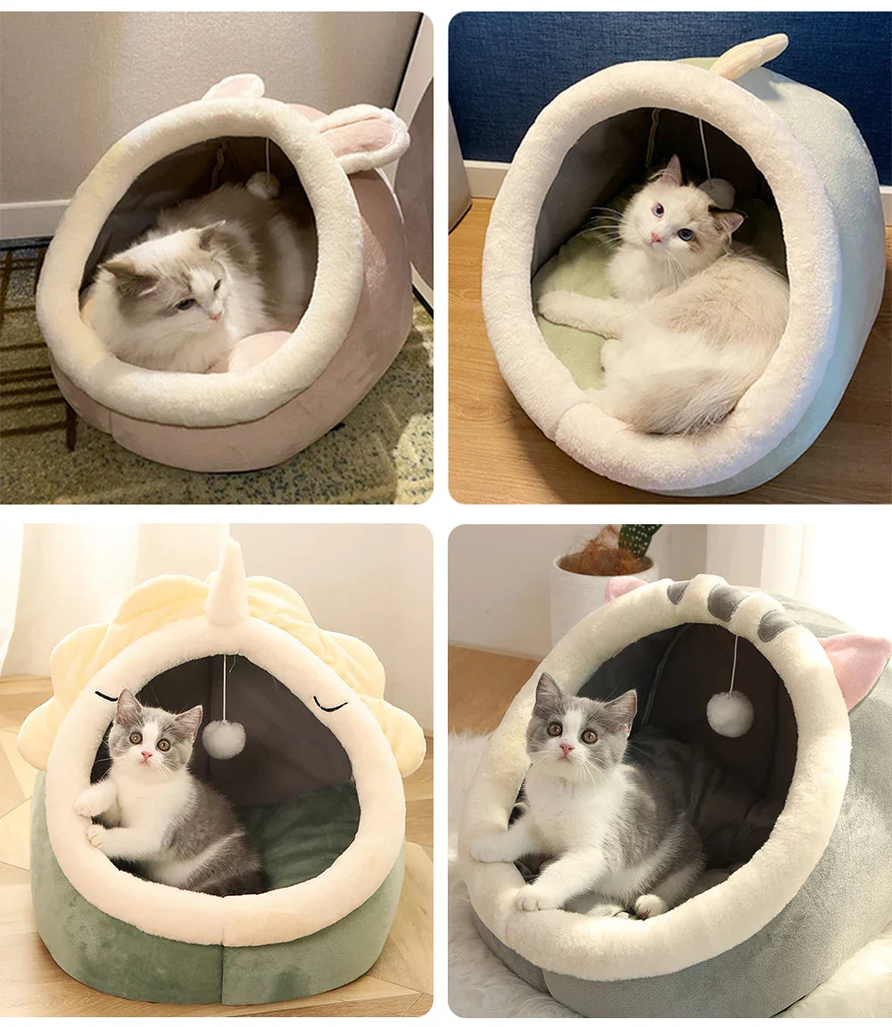 Tail chasers luxury cat beds for indoor cats in soft, cozy designs for comfortable lounging