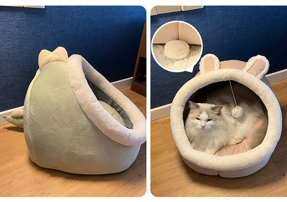 Tail Chasers luxury cat beds for indoor cats featuring cozy design and soft materials for ultimate comfort