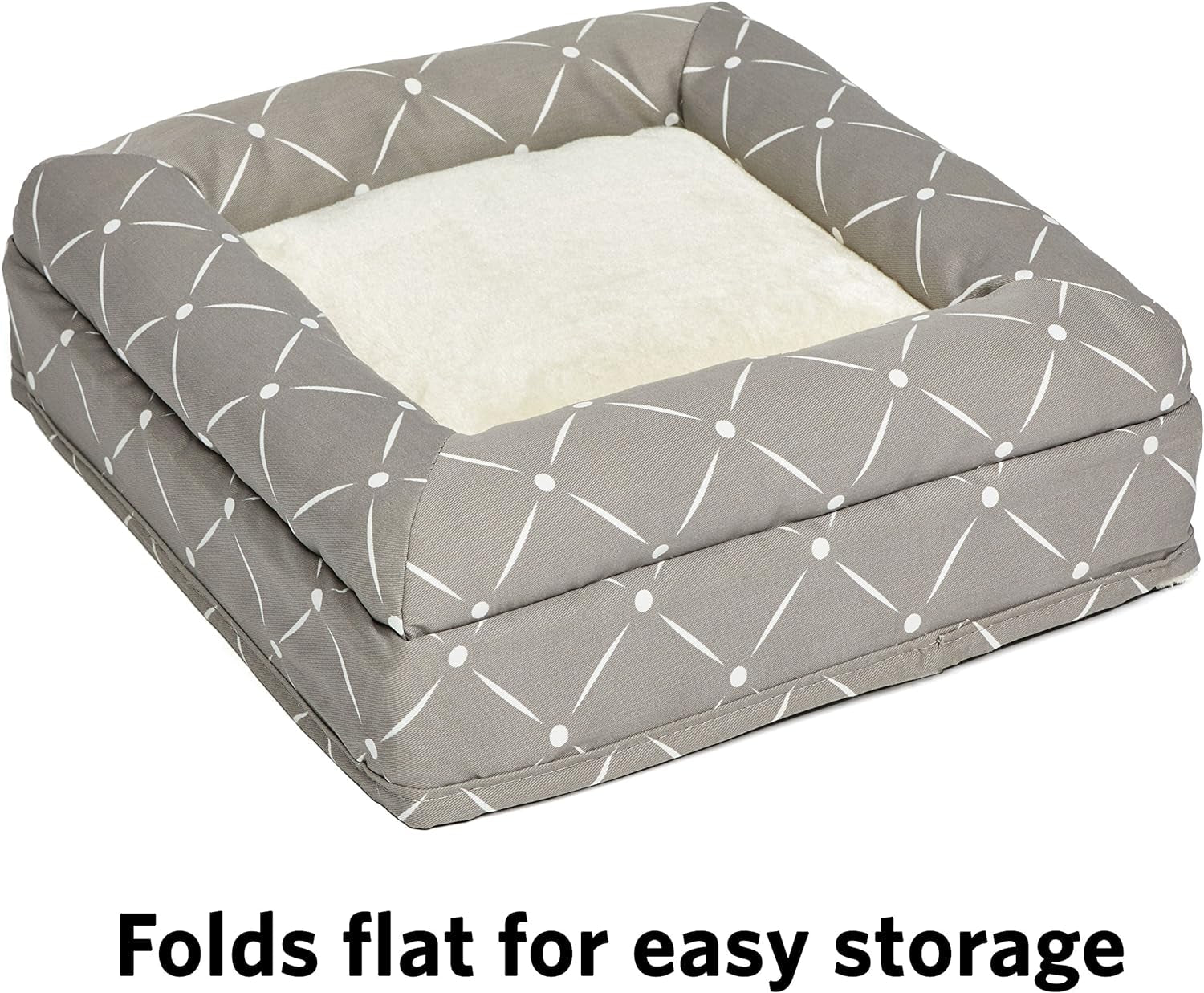 Luxury cat hideaway cube with a soft, cozy interior and foldable design for easy storage