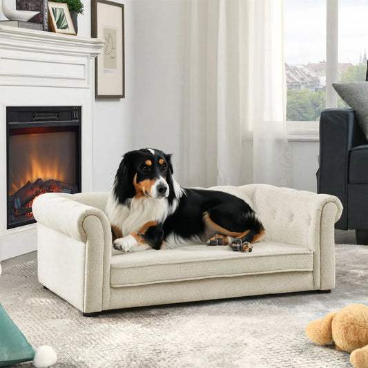 Noble Dog Bed - Ultimate Plush Comfort for Your Furry Friend as Pic Purrfect Pet Kingdom