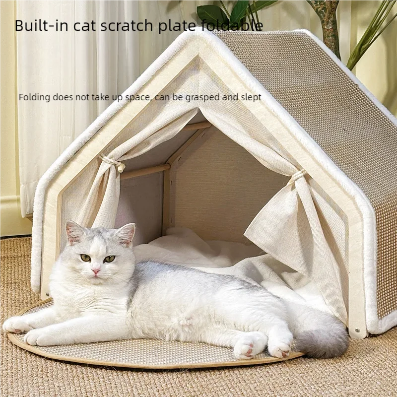 Tail Chasers Luxury Pet House For Cats - Cozy Cat Cave - Purrfect Pet Kingdom