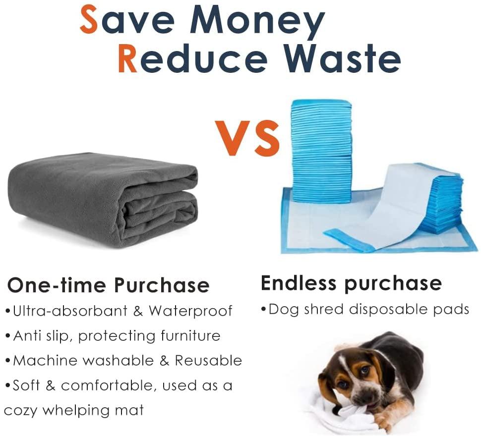 Luxury pet training pads washable ultra-absorbent and waterproof for eco-friendly pet care