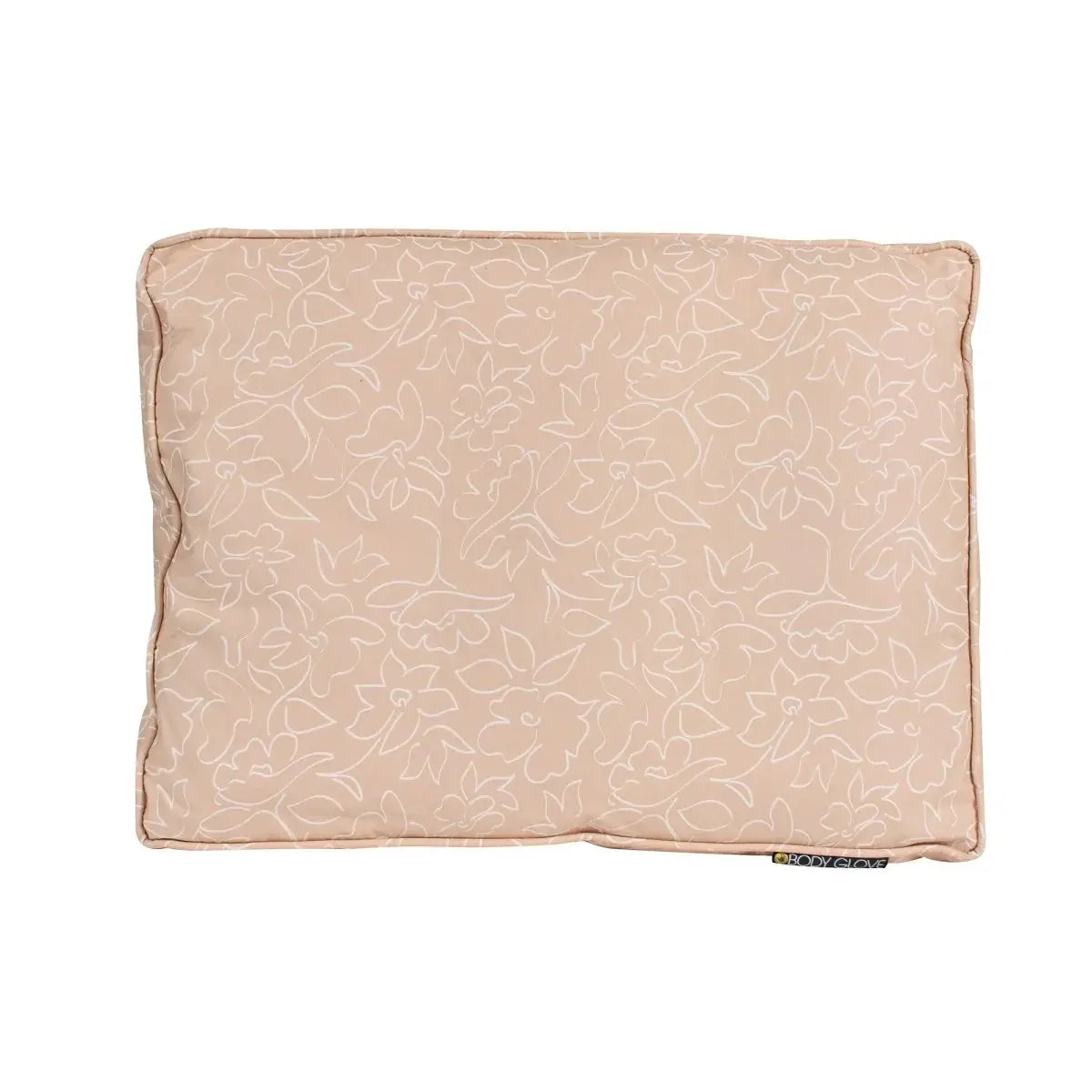 K9 Outdoors machine washable dog bed for large dogs in floral design for comfort and easy cleaning