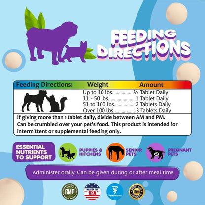 Purrfect Pet Kingdom Daily Vitamins for Dogs and Cats Purrfect Pet Kingdom