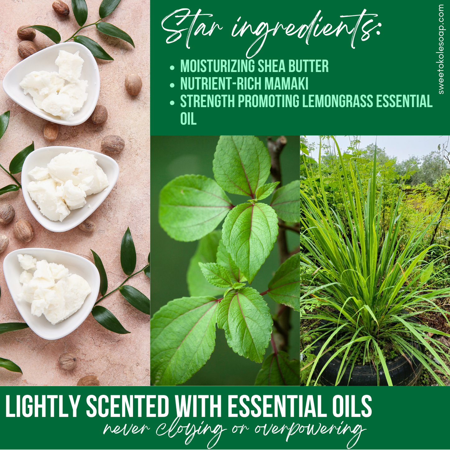 Pet Conditioner Bar Mamaki & Lemongrass Botanicals