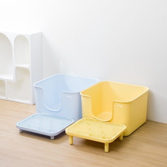 MangoPets best mat for cat litter box designed to trap litter and keep floors clean