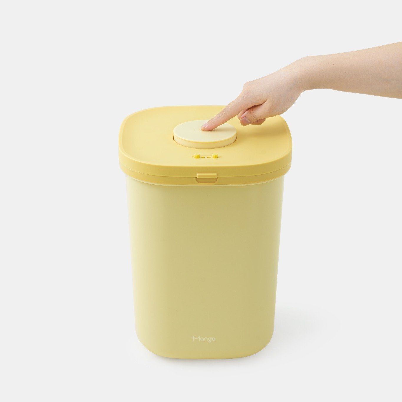 MangoPets large capacity dog food container with a secure lid for easy access and storage