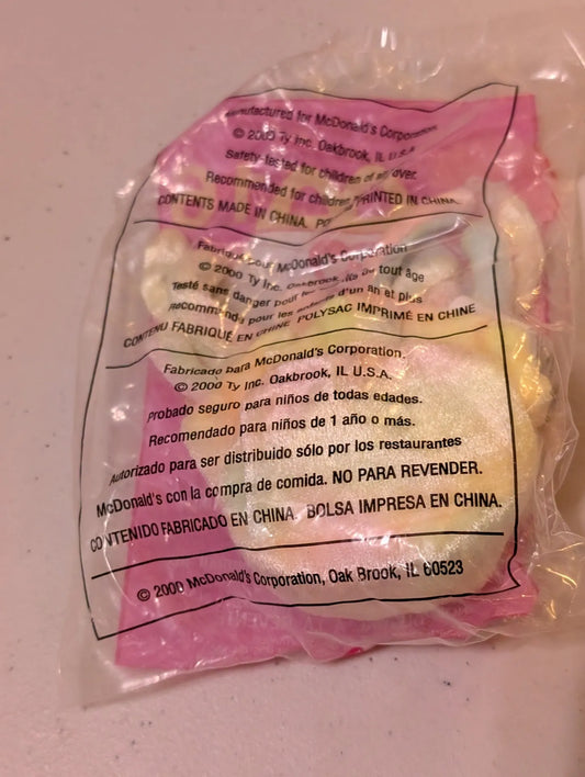 Merritt Island Curios - Goochy Jellyfish McDonald's Ty Teenie Beanie Tie-Dye 2000 Toy