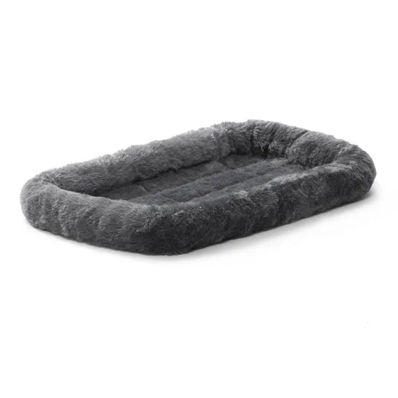 Midwest QuietTime Sheepskin Pet Bed for small dogs and cats by The Family Pet, budget-friendly, cozy rectangular design in...